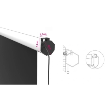 Električno projekciono platno  265x150 120